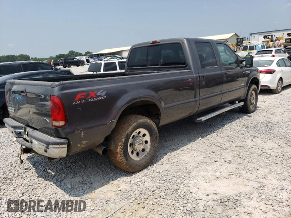 2005 Ford F-250 XL with VIN 1FTSW21P55EA70134, listed as a Copart auction lot 59509155 with 210,758 mi miles and Salvage title. Bid and sale history available at DreamBid. Image 3.