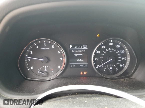 2019 Hyundai Elantra GT with VIN KMHH35LE7KU109271, listed as a Copart auction lot 73319824 with 71,912 mi miles and Salvage Title. Bid and sale history available at carsss.com. Image 9.