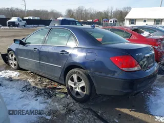 2005 Acura RL with VIN JH4KB16525C021514, listed as a IAAI auction lot 41231221 with Not provided miles and . Bid and sale history available at DreamBid. Image 3.