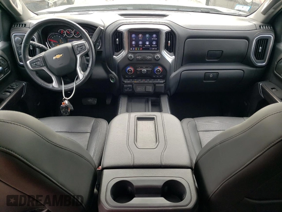2020 Chevrolet Silverado 1500 LTZ with VIN 3GCUYGED2LG241850, listed as a Copart auction lot 47477065 with 31,589 mi miles and Salvage Title. Bid and sale history available at DreamBid. Image 8.
