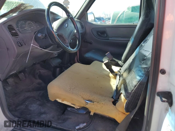2002 Ford Ranger XL with VIN 1FTYR10D52PB66932, listed as a Copart auction lot 45310014 with 277,790 mi miles and Salvage title. Bid and sale history available at DreamBid. Image 7.