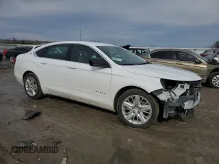 2015 Chevrolet Impala LS with VIN 1G11X5SL7FU128802, listed as a Copart auction lot 45420955 with 236,375 mi miles and Salvage Title. Bid and sale history available at DreamBid. Image 4.