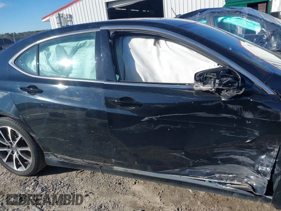 2015 Acura TLX V6 Advance with VIN 19UUB2F75FA003279, listed as a IAAI auction lot 41748861 with 80,103 mi miles. Bid and sale history available at carsss.com. Image 13.