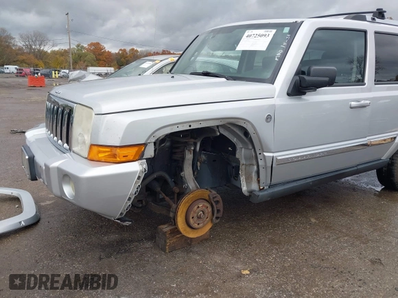 2008 Jeep Commander Limited with VIN 1J8HG58N68C124949, listed as a IAAI auction lot 40725093 with 180,307 mi miles. Bid and sale history available at carsss.com. Image 6.