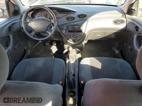 2001 Ford Focus LX with VIN 1FAFP33P81W152614, listed as a Copart auction lot 43199365 with 139,347 mi miles and Salvage Title. Bid and sale history available at carsss.com. Image 8.