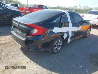 2018 Honda Civic LX with VIN 2HGFC2F52JH561461, listed as a IAAI auction lot 42030164 with 125,875 mi miles. Bid and sale history available at carsss.com. Image 4.