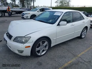 2004 Lexus IS 300 with VIN JTHBD192X40084520, listed as a IAAI auction lot 41959378 with 215,105 mi miles. Bid and sale history available at carsss.com. Image 17.