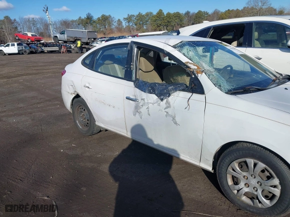 2010 Hyundai Elantra GLS with VIN KMHDU4AD6AU847545, listed as a IAAI auction lot 41684206 with 142,133 mi miles. Bid and sale history available at carsss.com. Image 6.