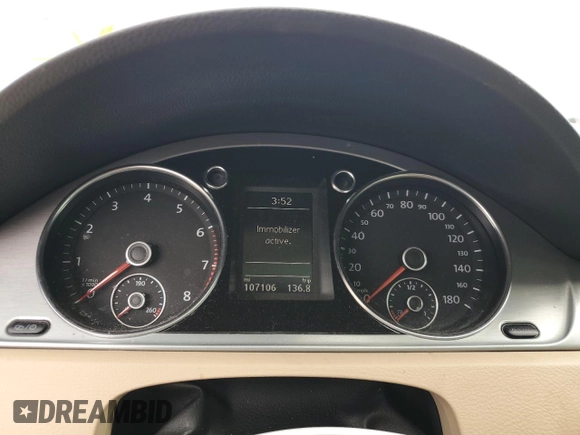 2013 Volkswagen CC Lux с VIN WVWRN7AN5DE513054, выставлен на аукционе Copart как лот 50998605 с пробегом 107 106 миль миль и Списание • Salvage title. История ставок и продаж доступна на DreamBid. Изображение 9.