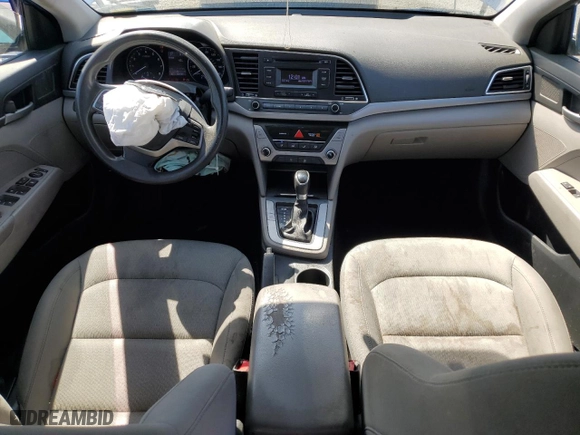 2017 Hyundai Elantra SE with VIN KMHD74LF1HU422072, listed as a Copart auction lot 50090895 with 164,987 mi miles and Salvage Title. Bid and sale history available at carsss.com. Image 8.