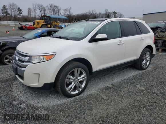 2013 Ford Edge SEL with VIN 2FMDK3JC0DBB22086, listed as a Copart auction lot 48160145 with 180,614 mi miles and Salvage Title. Bid and sale history available at carsss.com. Image 1.