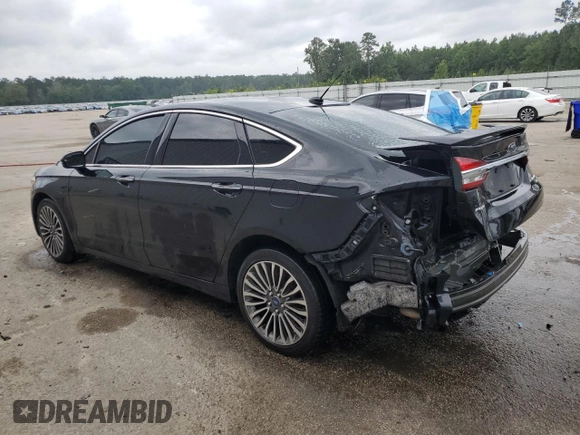 2018 Ford Fusion Titanium with VIN 3FA6P0D90JR225766, listed as a Copart auction lot 59399825 with 147,979 mi miles and Salvage title. Bid and sale history available at DreamBid. Image 2.