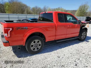 2017 Ford F-150 XL with VIN 1FTEX1EP0HKC31624, listed as a Copart auction lot 49721285 with 118,343 mi miles and Salvage Title. Bid and sale history available at carsss.com. Image 3.