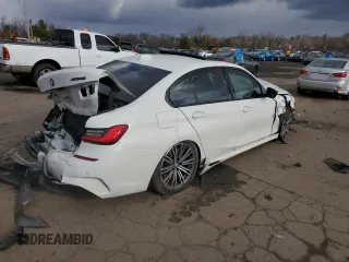 2020 BMW 3 Series M340i xDrive with VIN WBA5U9C04LFH21305, listed as a Copart auction lot 87074524 with 113,784 mi miles and Salvage Title. Bid and sale history available at DreamBid. Image 3.