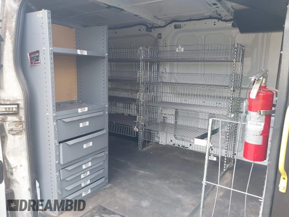 2016 Ford Transit Cargo with VIN 1FTYE1YMXGKB08593, listed as a IAAI auction lot 42347910 with 206,109 mi miles and . Bid and sale history available at DreamBid. Image 8.