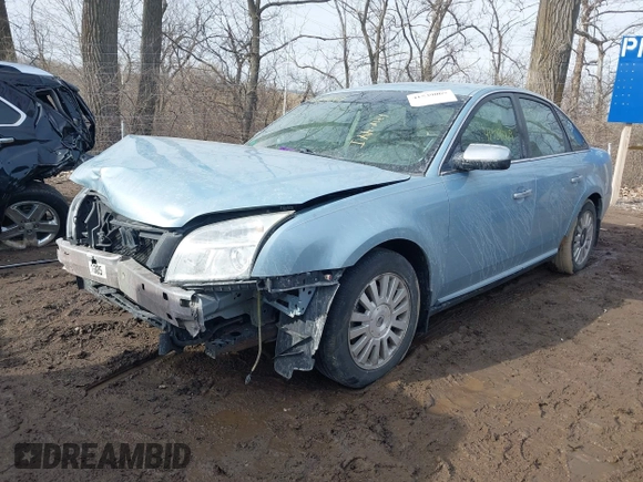 2008 Mercury Sable with VIN 1MEHM40W18G605133, listed as a IAAI auction lot 41539069 with 127,321 mi miles. Bid and sale history available at carsss.com. Image 2.