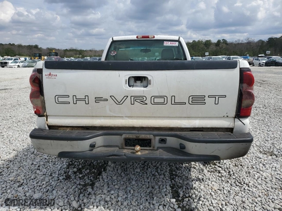 2005 Chevrolet Silverado 1500 Work Truck with VIN 1GCEC14X55Z145449, listed as a Copart auction lot 48924845 with 280,123 mi miles and Salvage Title. Bid and sale history available at carsss.com. Image 6.