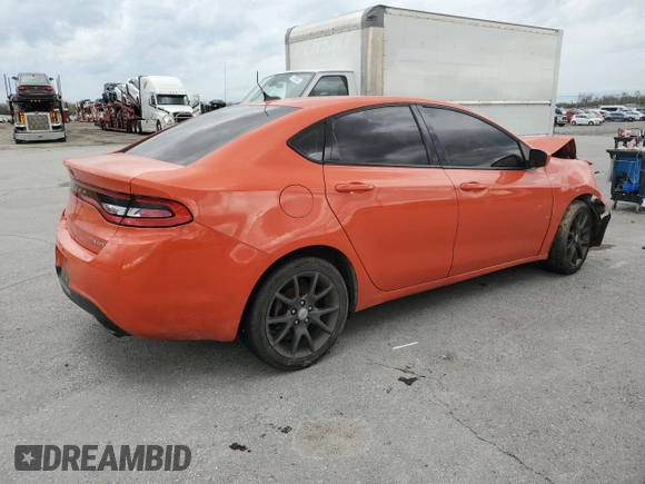 2015 Dodge Dart SXT with VIN 1C3CDFBB7FD407189, listed as a Copart auction lot 51419715 with 114,197 mi miles and Clean Title. Bid and sale history available at carsss.com. Image 3.