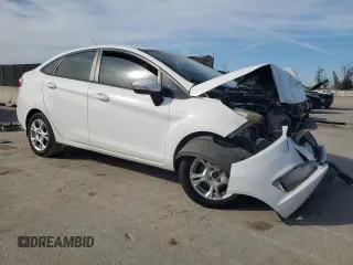 2014 Ford Fiesta SE with VIN 3FADP4BJ6EM151199, listed as a Copart auction lot 43125995 with 104,512 mi miles and Salvage Title. Bid and sale history available at DreamBid. Image 4.