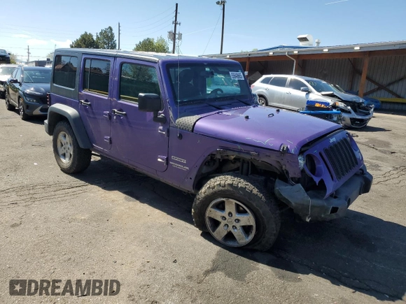 2017 Jeep Wrangler Unlimited Sport z VIN 1C4BJWDG4HL734196, wystawiony jako Copart lot #55648665 z przebiegiem 159 733 mil mil oraz Szkoda całkowita • Salvage title. Historia ofert i sprzedaży dostępna na DreamBid. Obrazek 4.