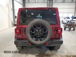 2021 Jeep Wrangler Unlimited Sahara с VIN 1C4JJXP63MW684811, выставлен на аукционе Copart как лот 55136775 с пробегом 29 901 миль миль и Списание • Salvage title. История ставок и продаж доступна на DreamBid. Изображение 6.