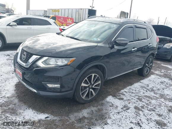 2019 Nissan Rogue S with VIN 5N1AT2MV0KC836918, listed as a IAAI auction lot 41460829 with 36,976 mi miles. Bid and sale history available at carsss.com. Image 17.