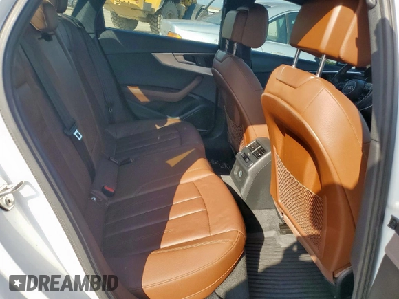 2018 Audi A4 Premium Plus with VIN WAUENAF40JA139187, listed as a Copart auction lot 58525945 with 67,889 mi miles and Salvage title. Bid and sale history available at DreamBid. Image 10.