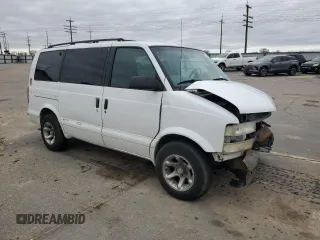 2000 Chevrolet Astro with VIN 1GNEL19W7YB206577, listed as a Copart auction lot 50245365 with Not Provided miles and Salvage Title. Bid and sale history available at carsss.com. Image 4.