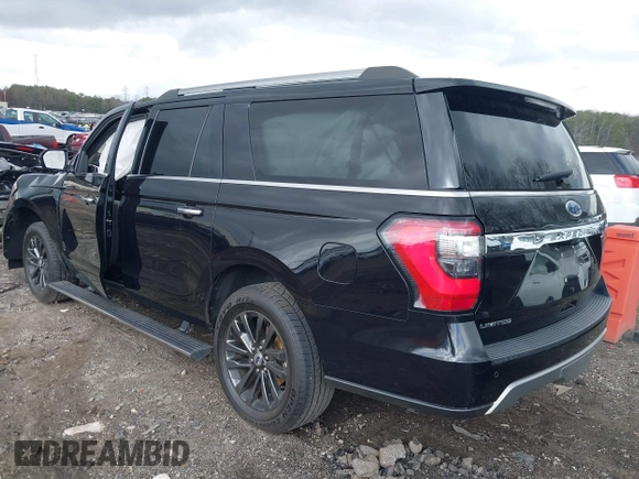 2020 Ford Expedition Max Limited with VIN 1FMJK1KT4LEA10805, listed as a IAAI auction lot 41719205 with 110,691 mi miles and . Bid and sale history available at DreamBid. Image 3.