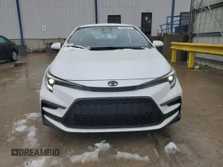 2025 Toyota Corolla SE with VIN 5YFS4MCE7SP226427, listed as a Copart auction lot 44606775 with 202 mi miles and Salvage Title. Bid and sale history available at carsss.com. Image 5.