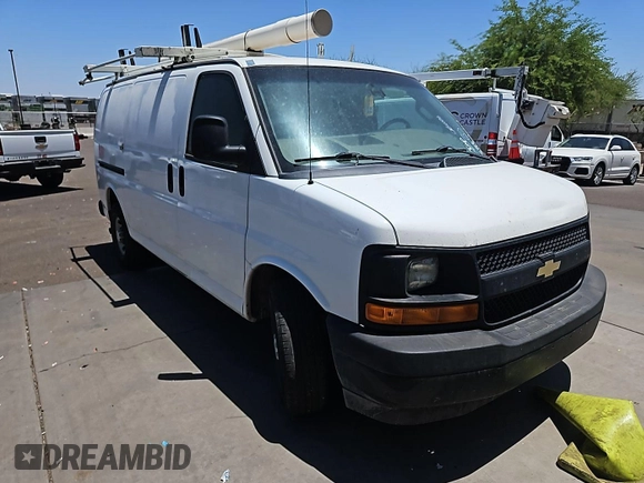 2017 Chevrolet Express Cargo with VIN 1GCWGAFF4H1326784, listed as a IAAI auction lot 42667321 with 151,394 mi miles and . Bid and sale history available at DreamBid. Image 8.