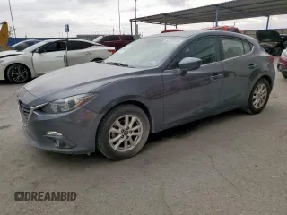 2016 Mazda 3 i Touring with VIN 3MZBM1M71GM329594, listed as a Copart auction lot 62305645 with 92,690 mi miles and Salvage title. Bid and sale history available at DreamBid. Image 1.