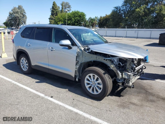 2024 Toyota Grand Highlander Hybrid XLE with VIN 5TDACAB5XRS005954, listed as a Copart auction lot 63129764 with NaN miles and Salvage Title. Bid and sale history available at carsss.com. Image 4.