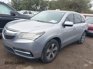 2016 Acura MDX with VIN 5FRYD3H26GB008189, listed as a IAAI auction lot 41395036 with 171,270 mi miles. Bid and sale history available at carsss.com. Image 2.