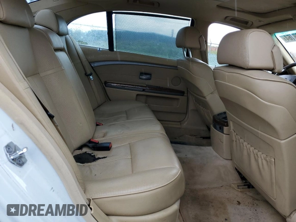 2004 BMW 7 Series 745Li with VIN WBAGN63494DS47871, listed as a Copart auction lot 60128164 with Not provided miles and Salvage title. Bid and sale history available at DreamBid. Image 10.