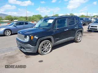 2016 Jeep Renegade Sport with VIN ZACCJAAW2GPD87710, listed as a IAAI auction lot 41763406 with 120,598 mi miles and . Bid and sale history available at DreamBid. Image 2.