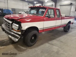 1996 Ford F-250 with VIN 1FTHX26F1TEA71267, listed as a Copart auction lot 48544395 with NaN miles and Salvage Title. Bid and sale history available at carsss.com. Image 1.