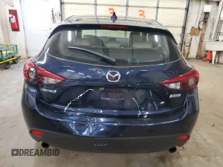 2015 Mazda 3 S Grand Touring with VIN JM1BM1M37F1255707, listed as a Copart auction lot 50384255 with 92,111 mi miles and Salvage Title. Bid and sale history available at DreamBid. Image 6.