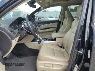 2017 Acura MDX Technology with VIN 5J8YD4H52HL004190, listed as a Copart auction lot 56677235 with 90,572 mi miles and Salvage title. Bid and sale history available at DreamBid. Image 7.