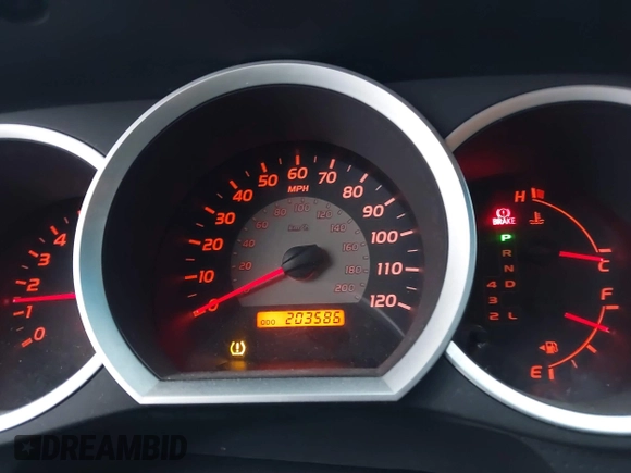 2007 Toyota Tacoma PreRunner with VIN 5TEJU62N27Z344993, listed as a IAAI auction lot 40858670 with 203,586 mi miles and . Bid and sale history available at DreamBid. Image 7.