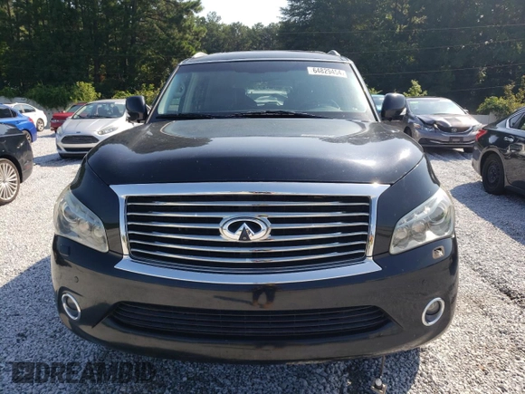 2011 Infiniti QX56 8-passenger with VIN JN8AZ2NC3B9301292, listed as a Copart auction lot 64829454 with 175,001 mi miles and Salvage Title. Bid and sale history available at carsss.com. Image 5.
