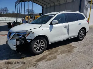 2015 Nissan Pathfinder S z VIN 5N1AR2MN6FC652149, wystawiony jako Copart lot #50425055 z przebiegiem 153 897 mil mil oraz Szkoda całkowita • Salvage title. Historia ofert i sprzedaży dostępna na DreamBid. Obrazek 1.