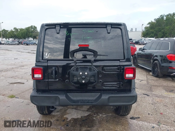 2025 Jeep Wrangler Sport S with VIN 1C4PJXDG9SW559915, listed as a IAAI auction lot 42653116 with 1,730 mi miles and . Bid and sale history available at DreamBid. Image 17.