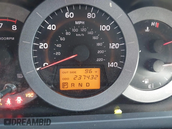 2008 Toyota RAV4 with VIN JTMZD33VX86063006, listed as a IAAI auction lot 42002819 with 237,432 mi miles. Bid and sale history available at carsss.com. Image 7.