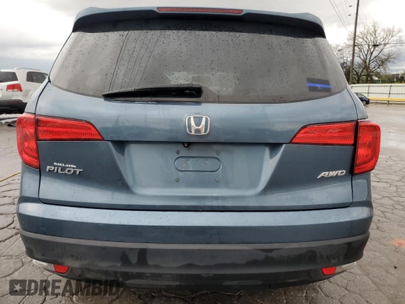 2016 Honda Pilot EX-L with VIN 5FNYF6H7XGB108661, listed as a Copart auction lot 51408145 with 125,803 mi miles and Salvage Title. Bid and sale history available at carsss.com. Image 6.