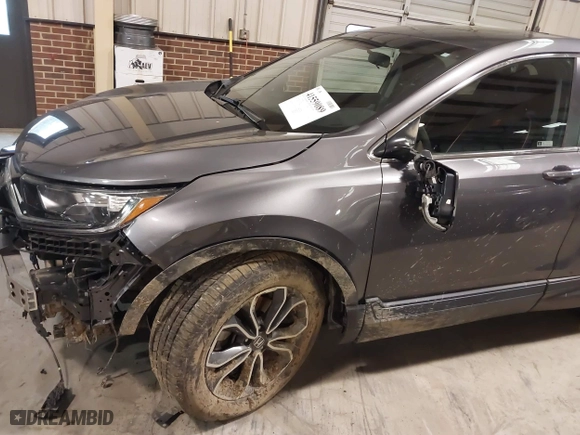 2021 Honda CR-V EX with VIN 5J6RW1H52ML007056, listed as a IAAI auction lot 41559089 with 33,217 mi miles. Bid and sale history available at carsss.com. Image 18.