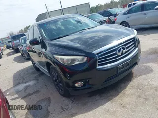 2015 Infiniti QX60 with VIN 5N1AL0MN6FC522202, listed as a IAAI auction lot 41713786 with 206,448 mi miles. Bid and sale history available at carsss.com. Image 1.