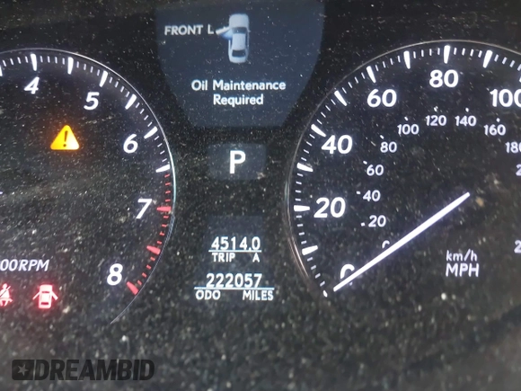 2008 Lexus LS 460 z VIN JTHBL46F585079763, wystawiony jako IAAI lot #41563816 z przebiegiem 220 057 mil mil oraz . Historia ofert i sprzedaży dostępna na DreamBid. Obrazek 7.