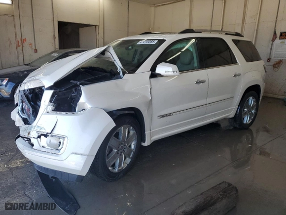 2014 GMC Acadia Denali with VIN 1GKKRTKD4EJ293181, listed as a Copart auction lot 47016085 with 118,737 mi miles and Salvage Title. Bid and sale history available at carsss.com. Image 1.