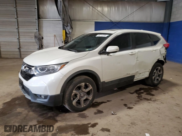 2017 Honda CR-V EX with VIN 2HKRW2H58HH671030, listed as a Copart auction lot 55212255 with 125,481 mi miles and Salvage Title. Bid and sale history available at DreamBid. Image 1.